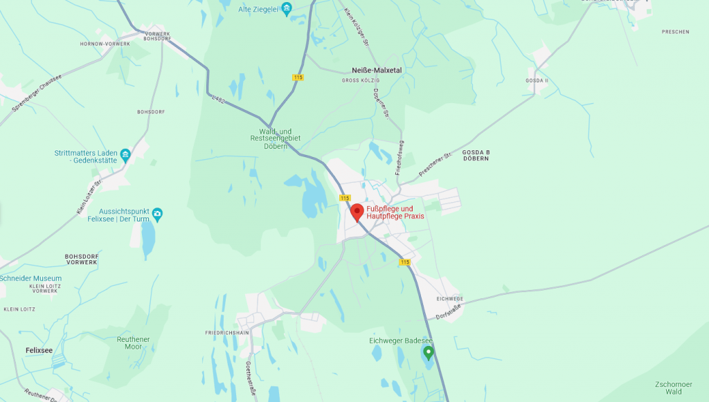 fusspflege und hautpflege praxis in doebern kathrin dahn